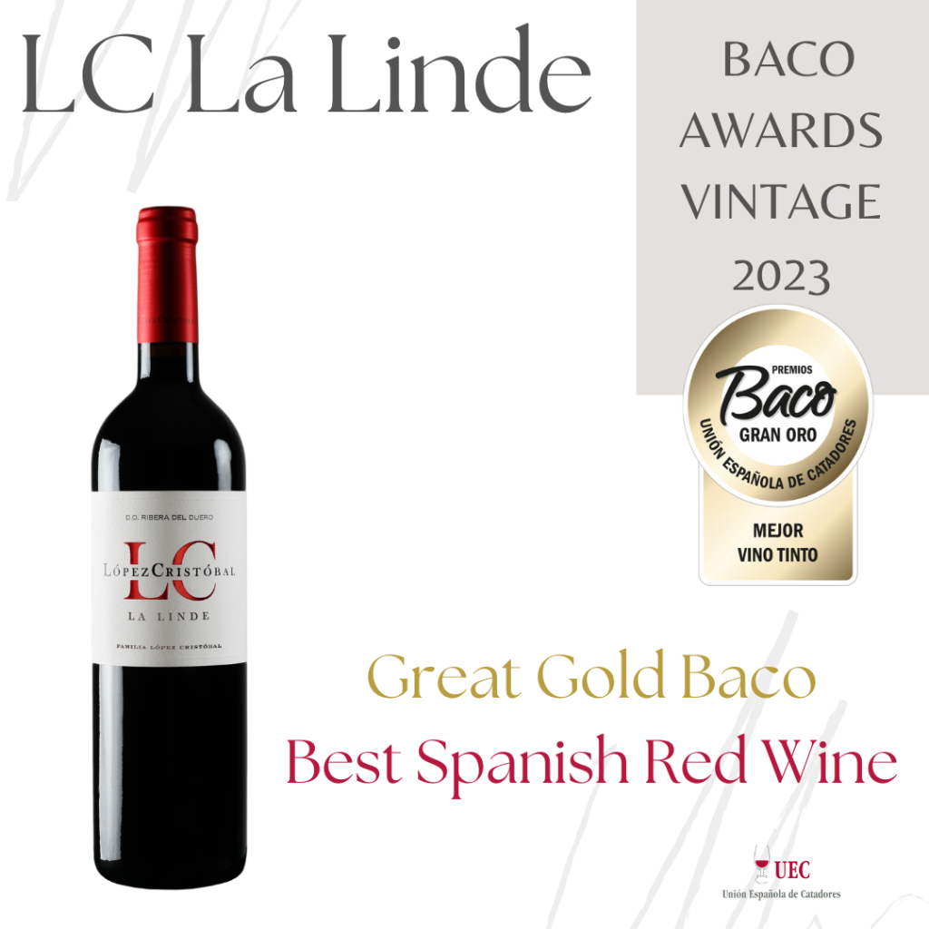 La Linde 2023 Best Spanish Red Wine Great Gold Baco